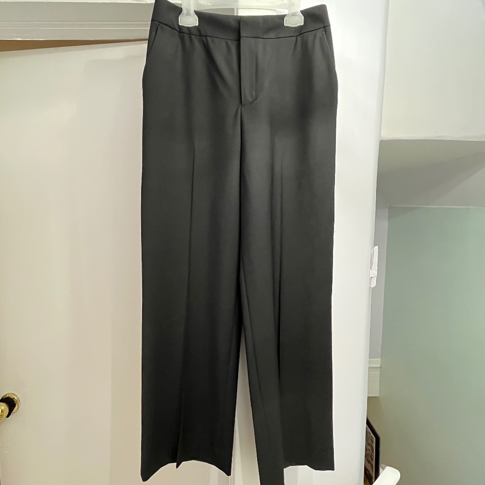 Simons (6) fine wool classic trousers, flat front, straight leg.